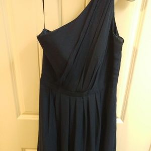 Floorlength Navy Formal Dress